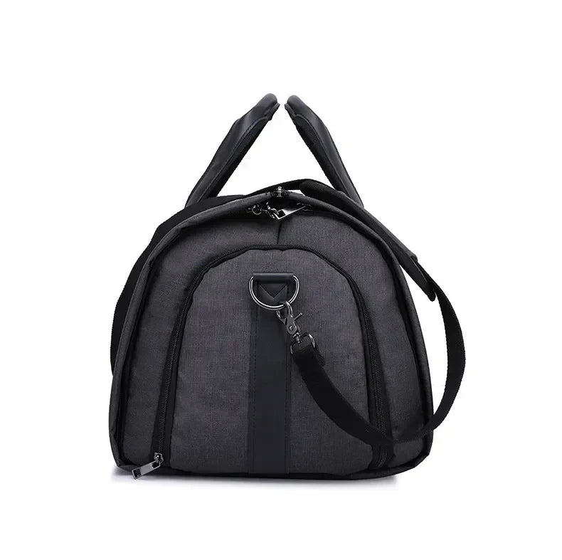 Convertible Garment Duffel Bag with Shoe Compartment for Business Travel & Weekends, Hanging Suit Carrier