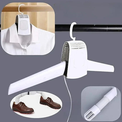 Electric Garment Dryer Hanger for Travel & Small Spaces with Warm Air Circulation for Clothes, Undergarments & Gym Wear