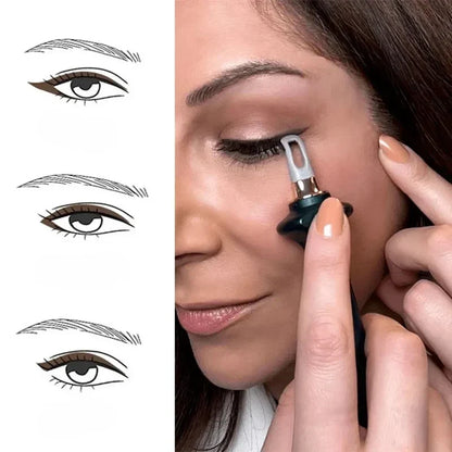 Winged Eyeliner Stamp Pen Tool Set Black Brown Cat Eye Makeup Kit Dual-Ended Precision Liner for Everyday Looks Special Events Quick Applica