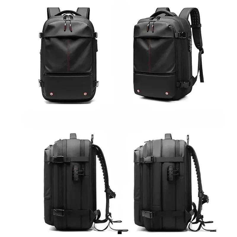 Space-Saving Vacuum Backpack with Built-In Compression System for Travel, Camping & Weekend Trips