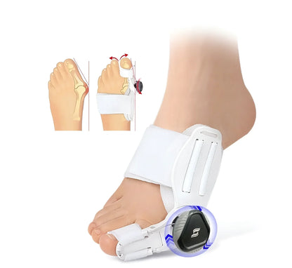 Adjustable Big Toe Splint for Bunion Relief & Alignment | Hinged Night Brace for Pain-Free Walking & Sleep Recovery