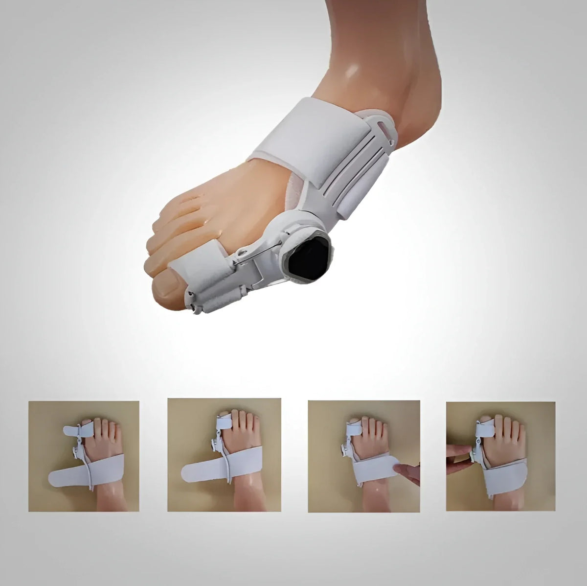 Adjustable Big Toe Splint for Bunion Relief & Alignment | Hinged Night Brace for Pain-Free Walking & Sleep Recovery