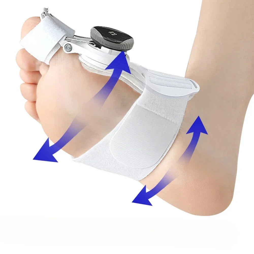 Adjustable Big Toe Splint for Bunion Relief & Alignment | Hinged Night Brace for Pain-Free Walking & Sleep Recovery