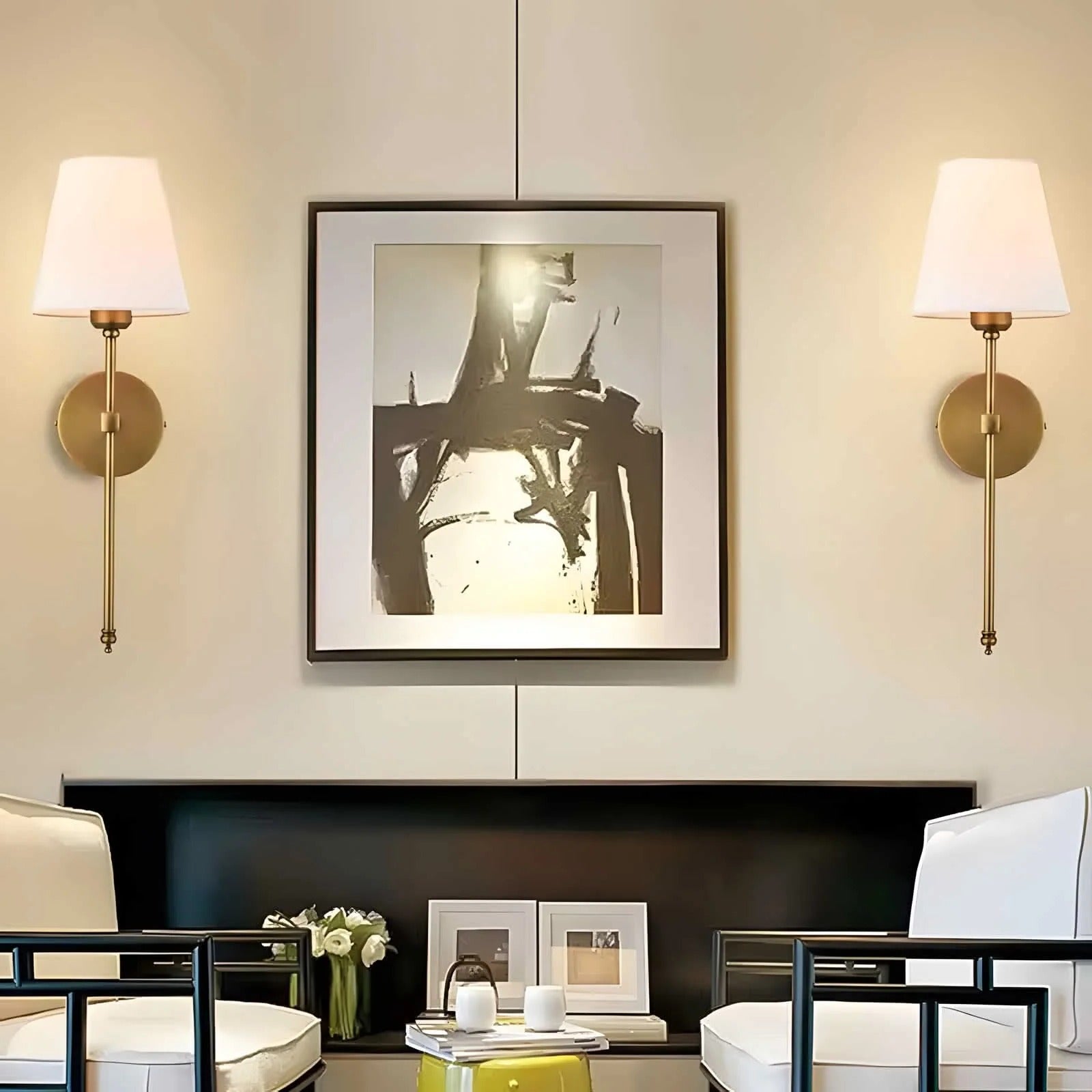 Easy Install Cordless Wall Lights Set of 2 - Ortekor