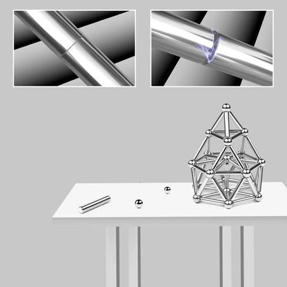 Divertido juego de construcción magnético y kit de varillas de fácil montaje