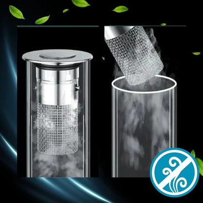 Tapón de fregadero de fácil instalación con sello suave y colador