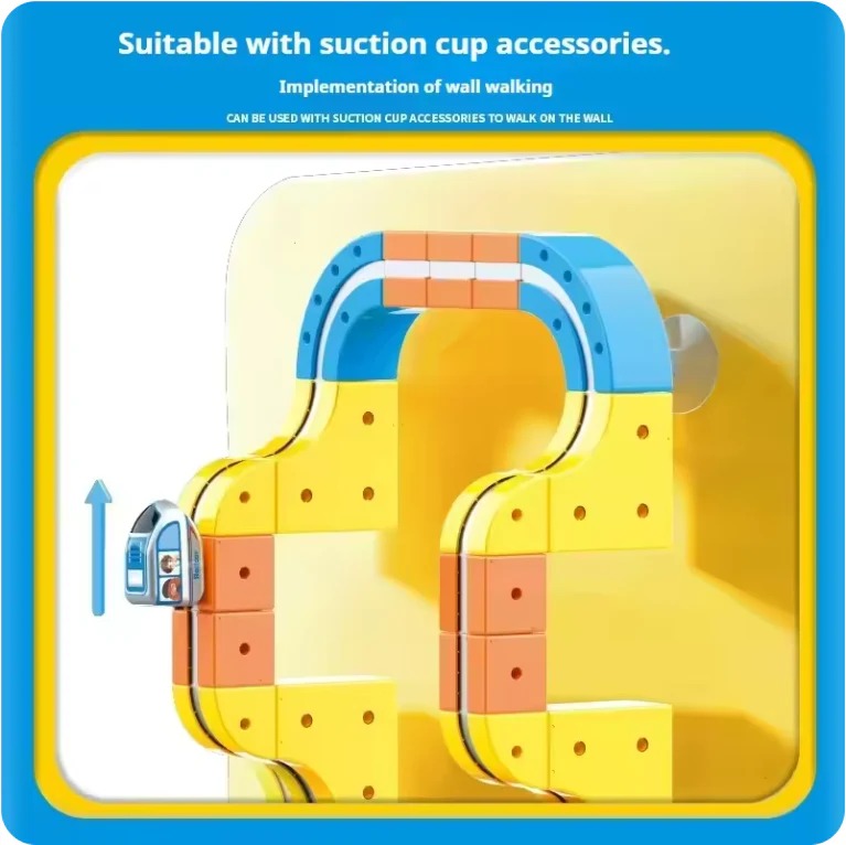 Kit de construcción de tren Maglev con control remoto para niños Fun Kids