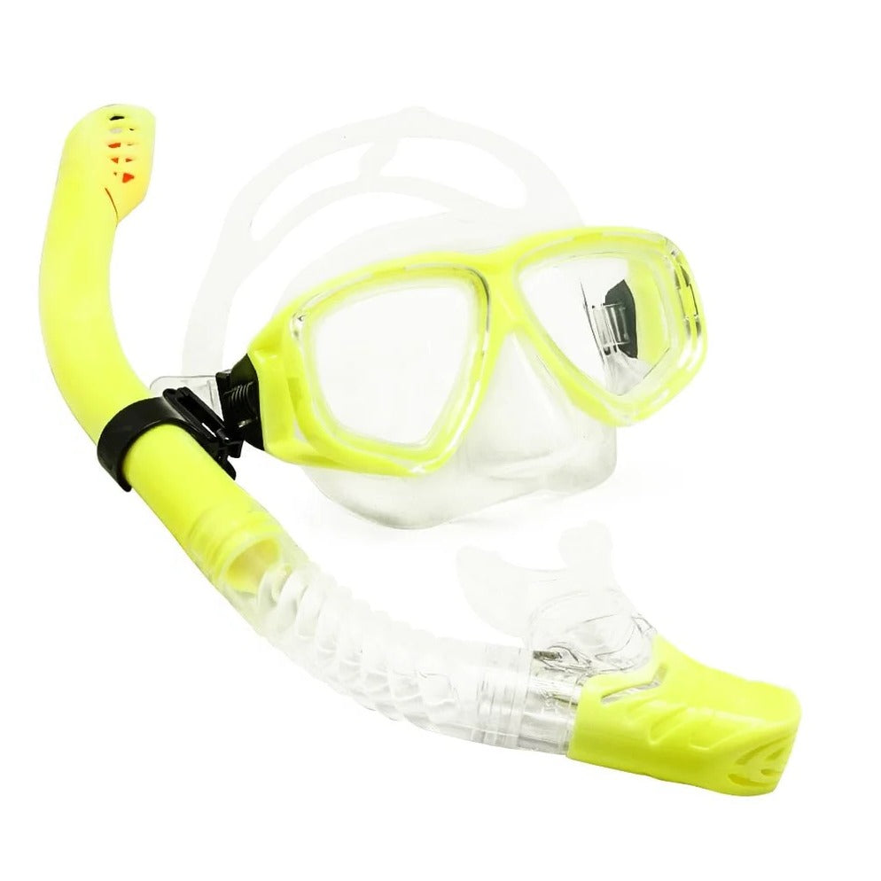 Máscara de buceo duradera con correa de goma flexible