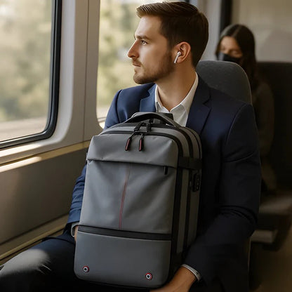 Mochila de senderismo compacta con interior organizado