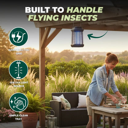 Potente matainsectos UV para el hogar y el jardín