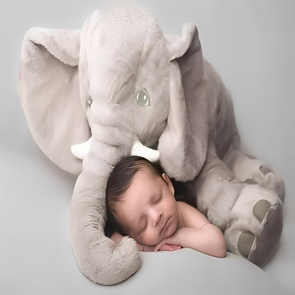 Almohada de cuello suave y achuchable con forma de elefante para niños