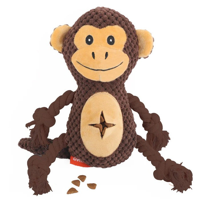 Juguete suave y mimado para mascotas y compañero de juegos duradero
