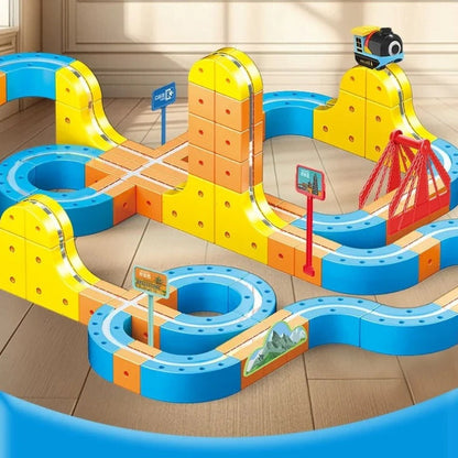 Kit de construcción de tren Maglev con control remoto para niños Fun Kids