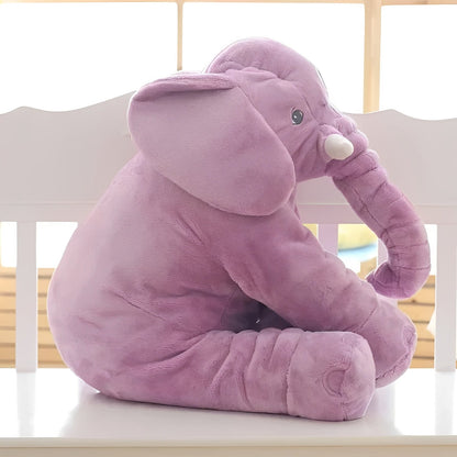 Almohada de cuello suave y achuchable con forma de elefante para niños