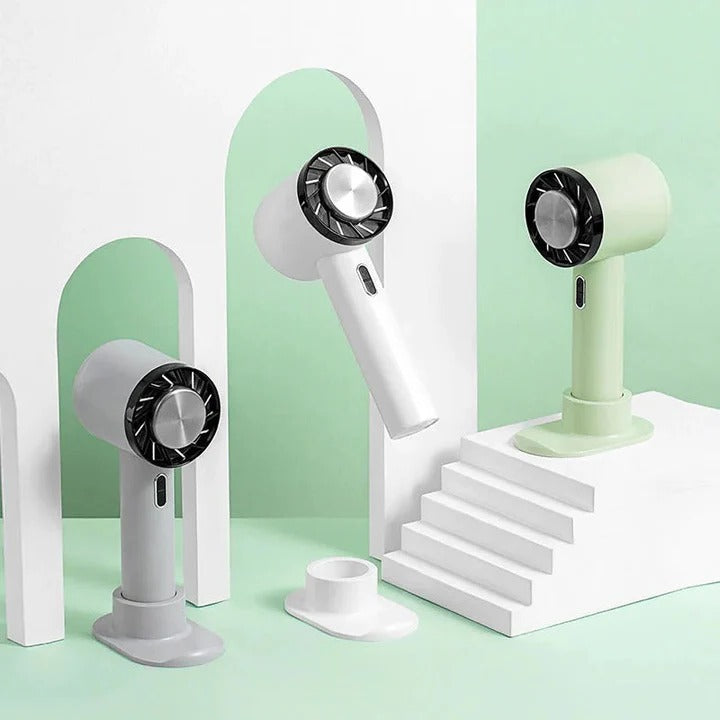 Ventilador de mano recargable compacto