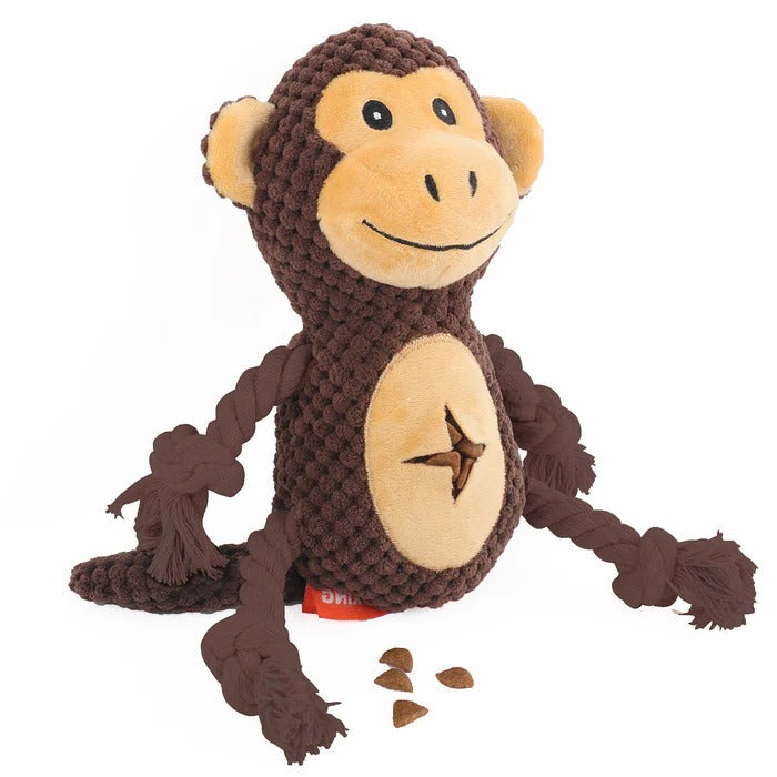 Juguete suave y mimado para mascotas y compañero de juegos duradero
