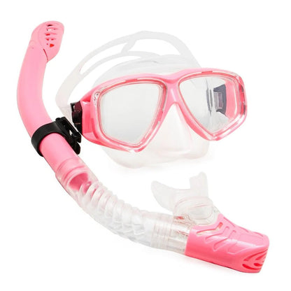 Máscara de buceo duradera con correa de goma flexible