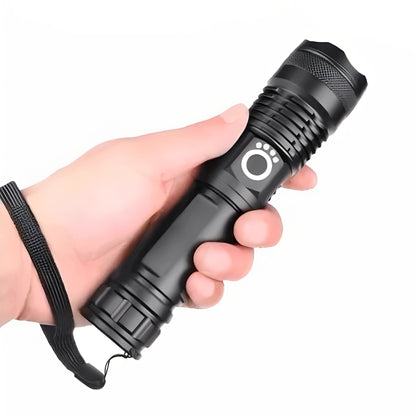 Linterna LED Ajustable Brillante con Batería Recargable