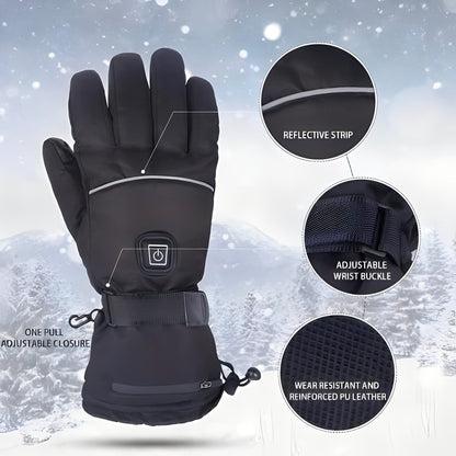Guantes Calentados, Térmicos, Impermeables para Hombre y Mujer