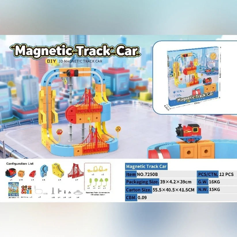 Kit de construcción de tren Maglev con control remoto para niños Fun Kids