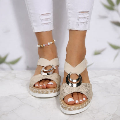 Sandalias cómodas para mujer con soporte para el arco y amortiguación