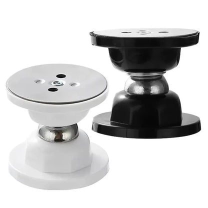 Soporte de puerta de metal resistente con agarre magnético