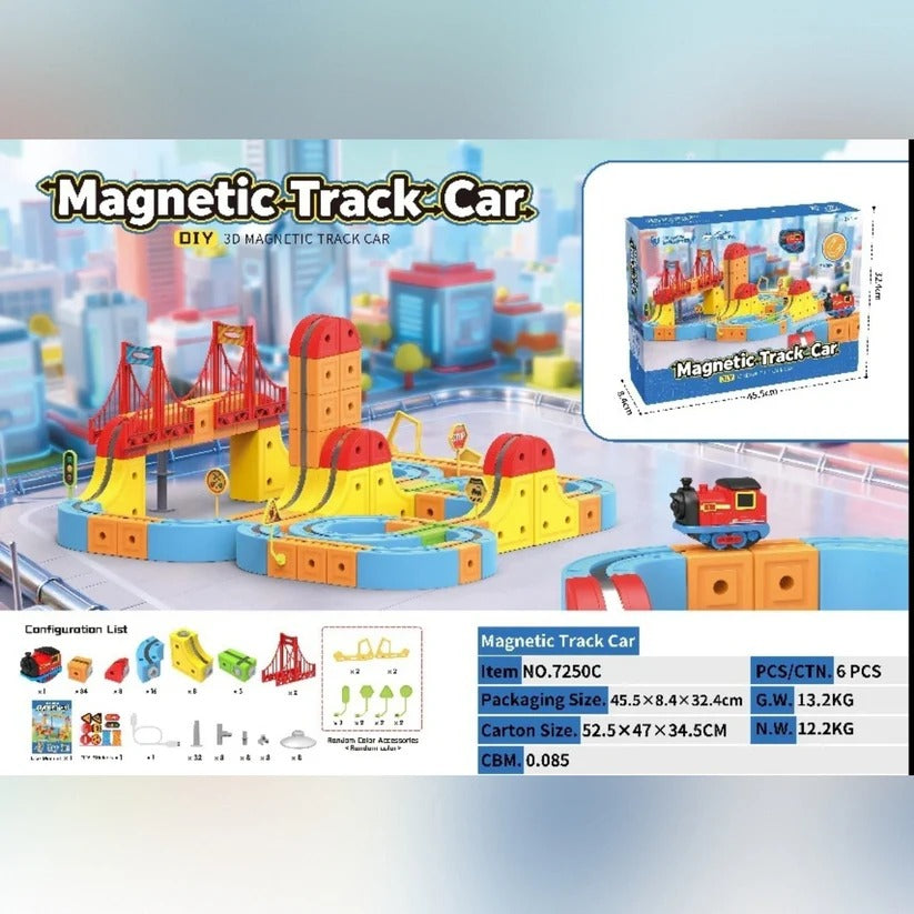 Kit de construcción de tren Maglev con control remoto para niños Fun Kids