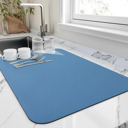 Alfombrilla Seca Impermeable para Encimera de Cocina