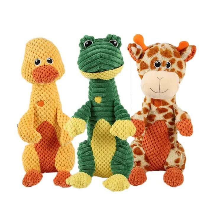 Juguete suave y mimado para mascotas y compañero de juegos duradero