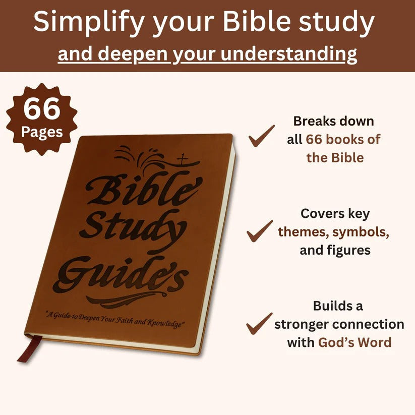 Guía diaria de estudio bíblico cristiano con páginas de diario de escritura