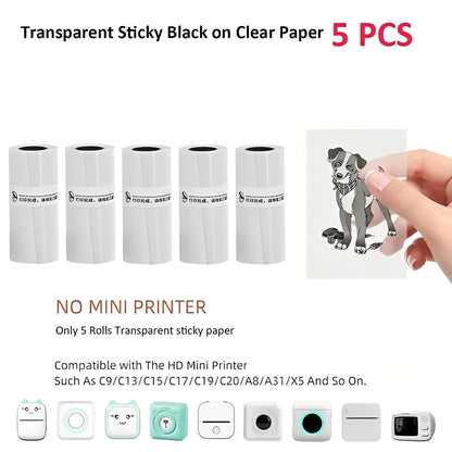 Impresora compacta de pegatinas fotográficas inalámbrica con Bluetooth