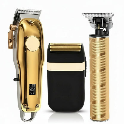 Wireless Hair Trimmer Kit with Adjustable Clipper and Trimmer - Ortekor