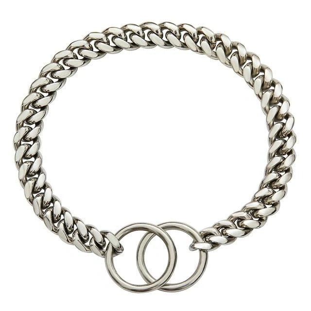 Collar de metal duradero para cachorros en varios colores