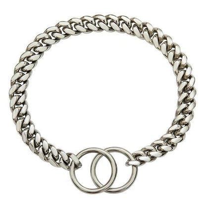 Collar de metal duradero para cachorros en varios colores