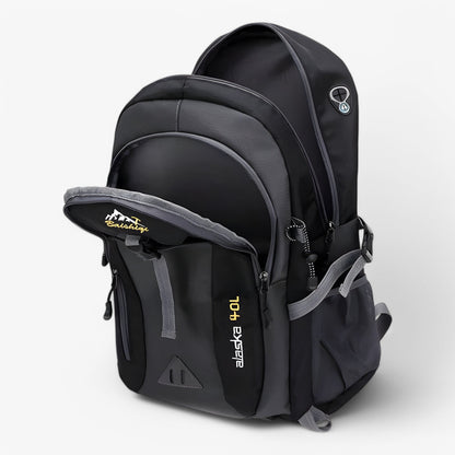 Lista para la aventura | Mochila de viaje con diseño impermeable | Comodidad ergonómica para senderismo y uso diario