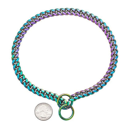 Collar de metal duradero para cachorros en varios colores
