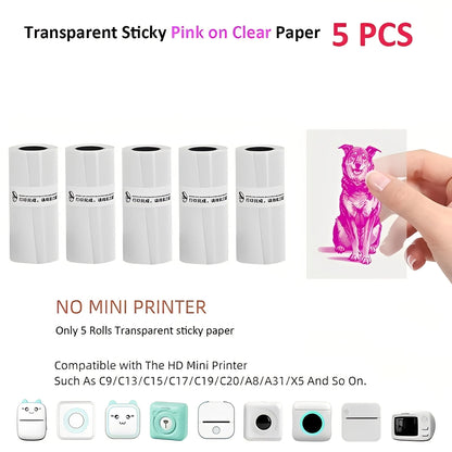 Impresora compacta de pegatinas fotográficas inalámbrica con Bluetooth