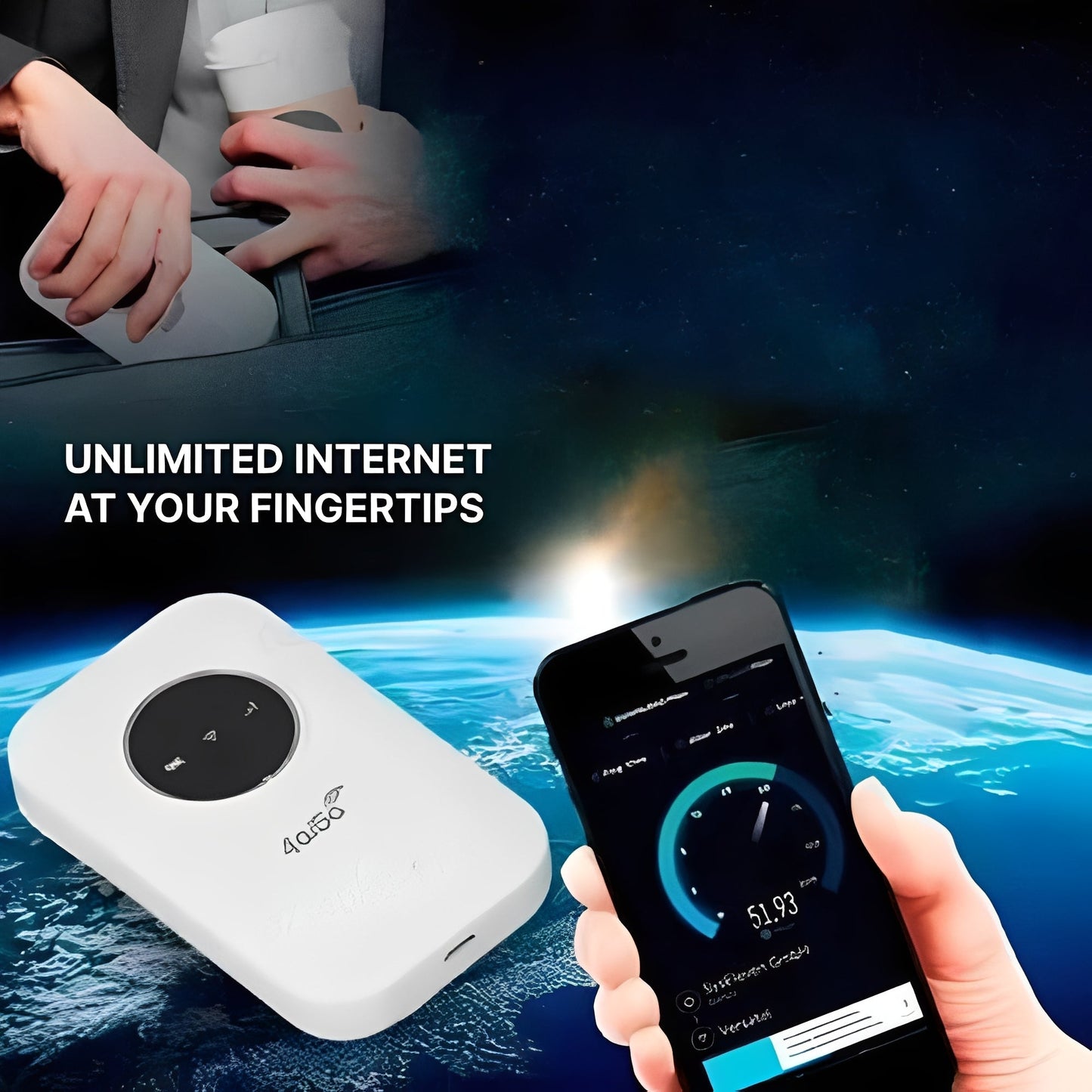 Mini enrutador inalámbrico WiFi a Internet