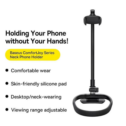 Soporte de teléfono ajustable con cabezal giratorio para mesa y mesita de noche