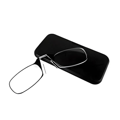 Gafas de lectura con clip fáciles de poner y con estuche de almacenamiento
