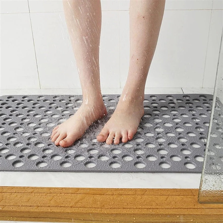 Alfombrilla de agarre para ducha para seguridad en el baño