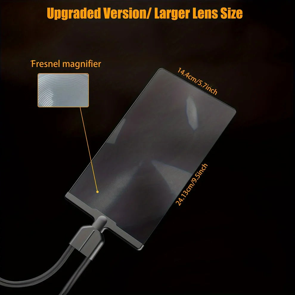 Lupa de lectura LED compacta