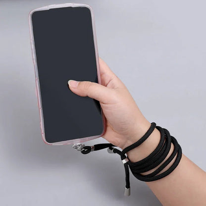 Cómoda correa cruzada para teléfono con soporte ajustable