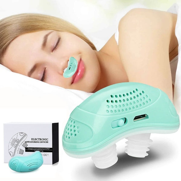 Anti Snoring Devices Portable Maskless, Snore Stopper with Soft Silicone Buds, Stop Snoring Device for Travel