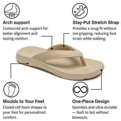 Sandalias cómodas con soporte para el arco para hombres y mujeres