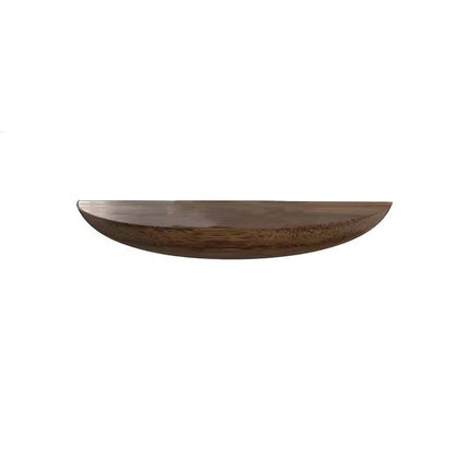 Estante de pared redondo de madera para decoración del hogar