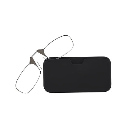 Gafas de lectura con clip fáciles de poner y con estuche de almacenamiento