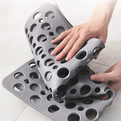 Alfombrilla de agarre para ducha para seguridad en el baño
