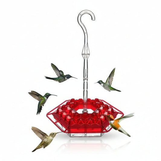 Colorful Bird Feeder with 30 Feeders and 12oz Capacity - Ortekor
