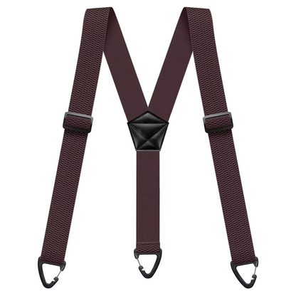 Adjustable Work Suspenders with Metal Clips – X-Back & Y-Back Designs for Men